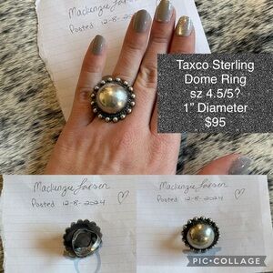 Taxco Dome Concho Ring